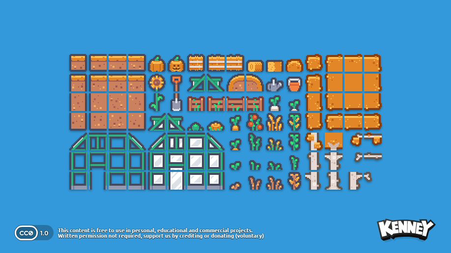 Kenney's free assets (30,000+ assets) - Game Making Tools